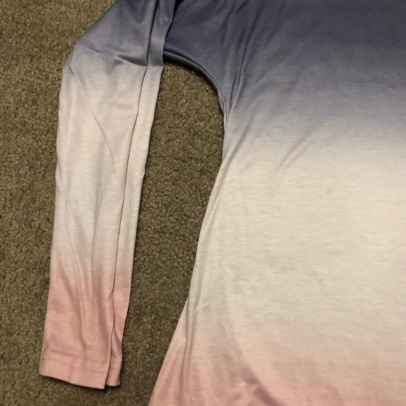 2 WOMENS long sleeve silky light giraffe inspired top by SHEILAY BRAND SIZE XL - Picture 9 of 12